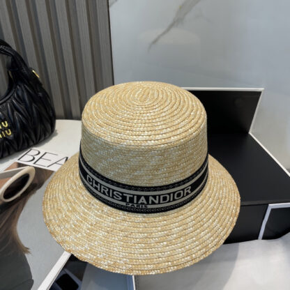 Dior fashionable and versatile straw hat - Image 3