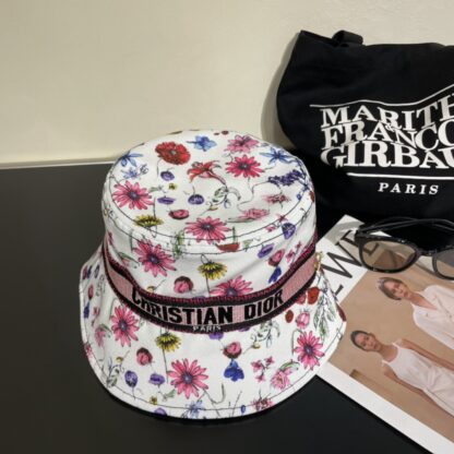 Dior Fashion Floral Bucket Hat - Image 3