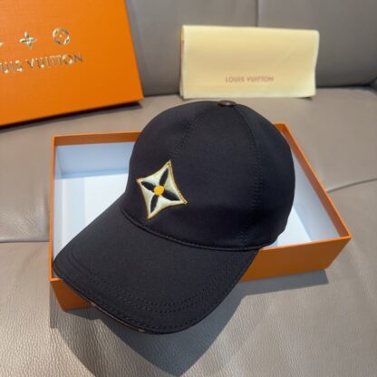 Louis Vuitton quatrefoil embroidered baseball cap - Image 2