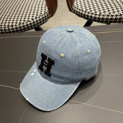Hermès Fashion Denim Baseball Cap - Image 2