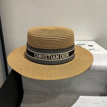 Dior Fashion Flat Top Hat - Image 3
