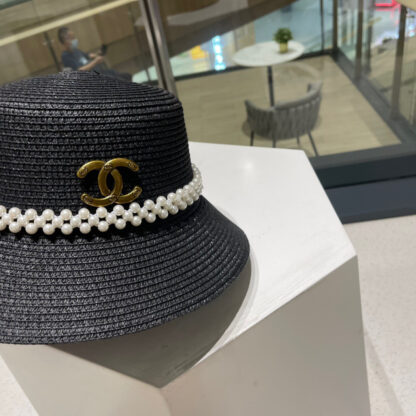 Dior Fashion Pearl Flat Bucket Hat - Image 3