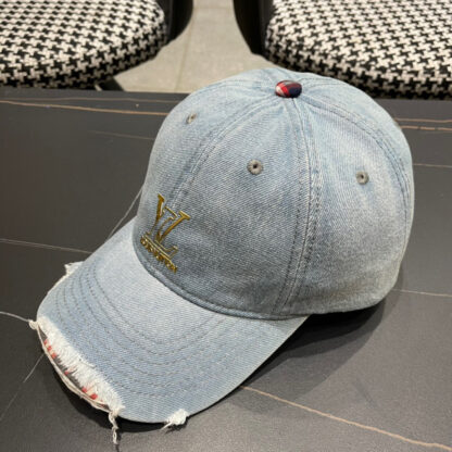 Louis Vuitton Denim Baseball Cap - Image 3