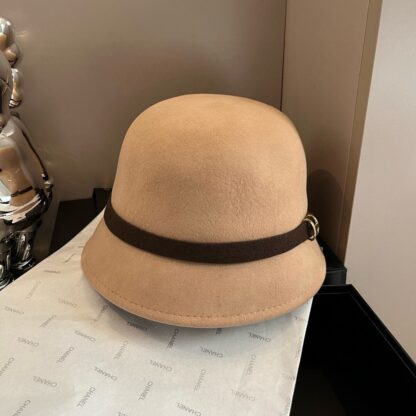 Hermès autumn and winter new wool bucket hat - Image 2