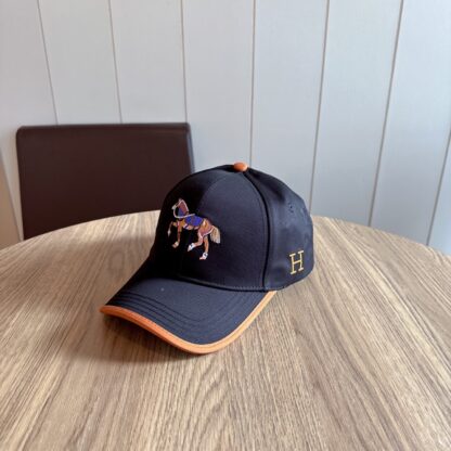 Hermès Unisex Canvas Baseball Cap - Image 2