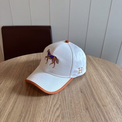 Hermès Unisex Canvas Baseball Cap - Image 2