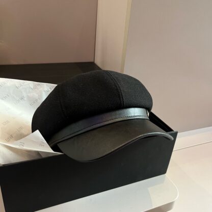 Hermes woolen new duckbill military cap - Image 2