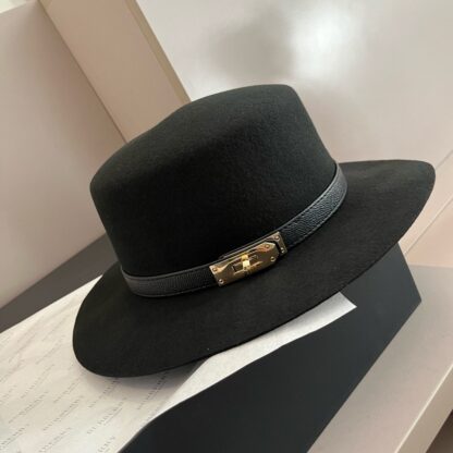 Hermès New Wool Belt Buckle Hat - Image 2