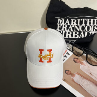Hermès canvas baseball cap