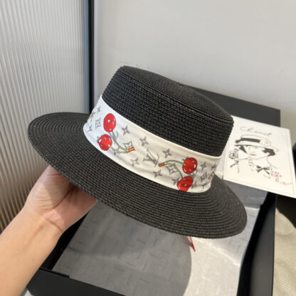 Louis Vuitton new flat straw hat - Image 2