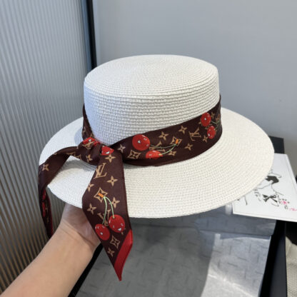 Louis Vuitton new flat straw hat - Image 2