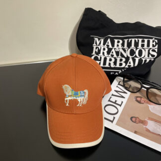 Hermès canvas baseball cap