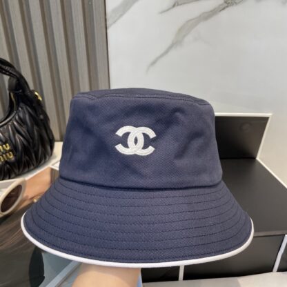 Chanel embroidered bucket hat - Image 2