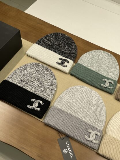 Chanel Winter Knitted Hat - Image 2