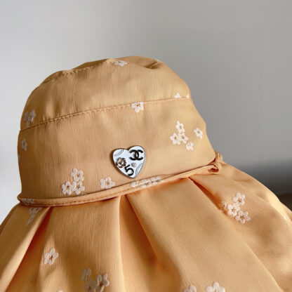 Chanel Floral Simple Bucket Hat - Image 2