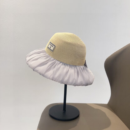 Chanel pleated irregular bucket hat - Image 2