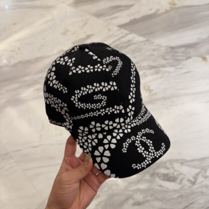 Chanel diamond hard top baseball cap - Image 2