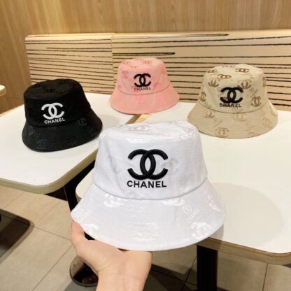 Chanel Unisex Casual Bucket Hat - Image 2