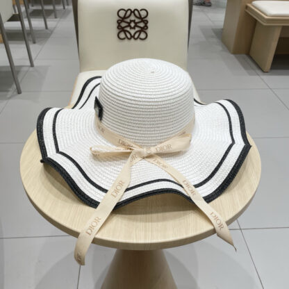 Dior bowler straw hat - Image 3