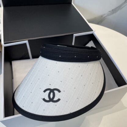 Chanel Summer Diamond Hollow Top Hat - Image 2