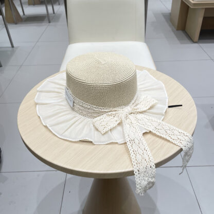 Dior lace straw hat - Image 3