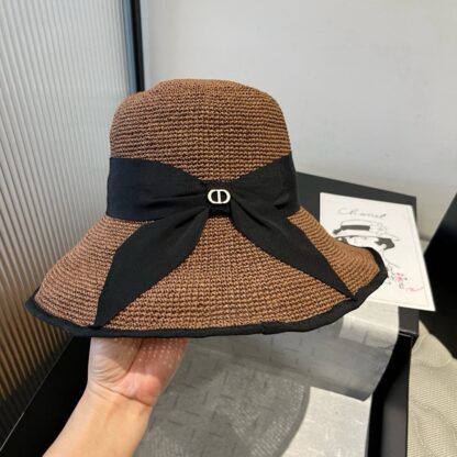 Dior Sunshade Beach Straw Hat - Image 3