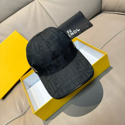 Fendi Classic Jacquard Fashion Baseball Cap - Image 3
