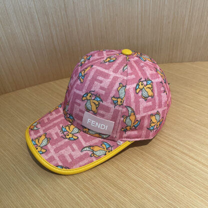 Fendi Lightweight Breathable Vintage Baseball Cap - Image 3