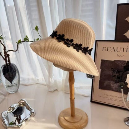 Fendi Fashion Wide Brim Straw Hat - Image 3
