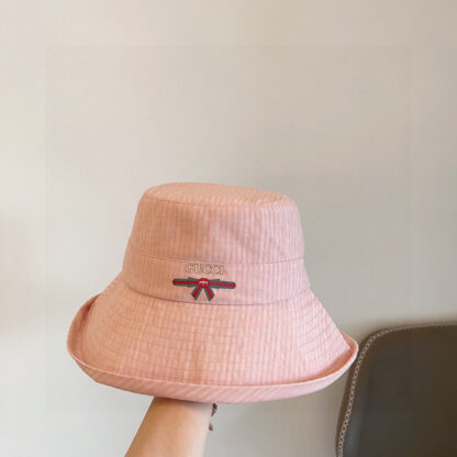 Gucci wide brim cotton and linen sunshade bucket hat - Image 2