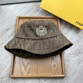 Fendi printed double embroidered bucket hat
