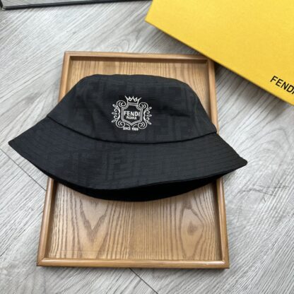 Fendi printed double embroidered bucket hat - Image 3