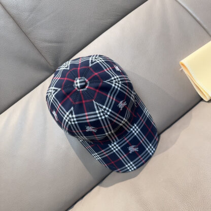 Burberry Check Fashion Baseball Cap - Image 3