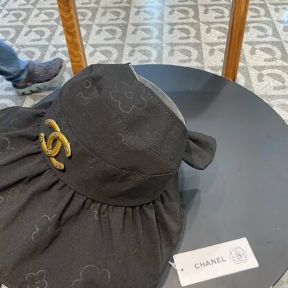 Chanel hollow top large brim sun hat - Image 2