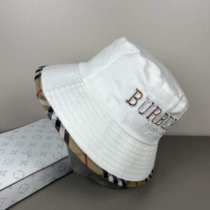 Burberry Simple Embroidery Fashion Bucket Hat - Image 3