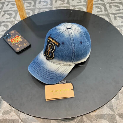 Burberry gradient denim baseball cap - Image 3