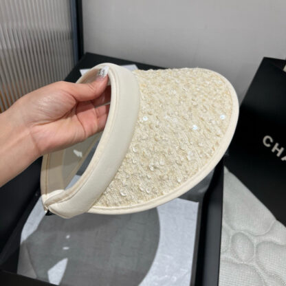 Chanel sequined sun hat - Image 2