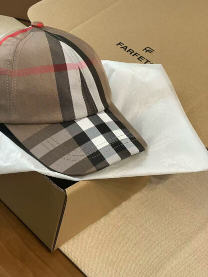 Burberry Classic Check Baseball Cap - Image 3