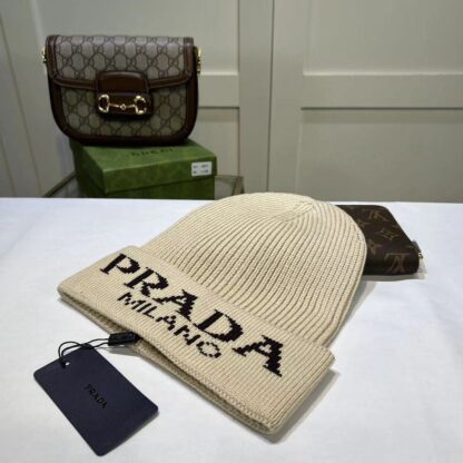 Prada wool-blend knitted hat - Image 2
