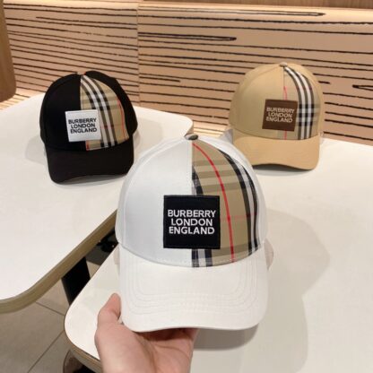 Burberry Classic Simple Check Baseball Cap - Image 3
