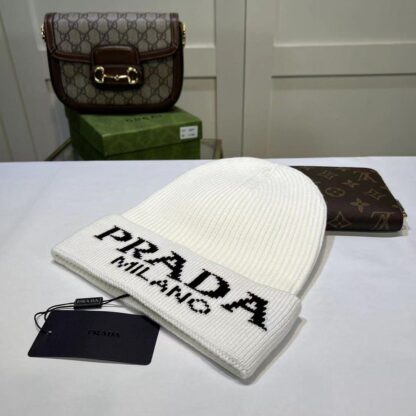 Prada wool blend knitted hat - Image 2