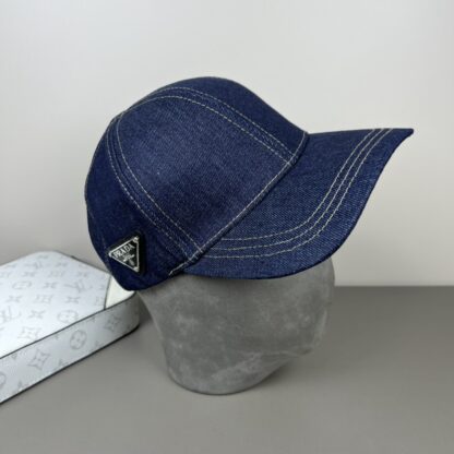 Prada classic triangle logo baseball cap - Image 2