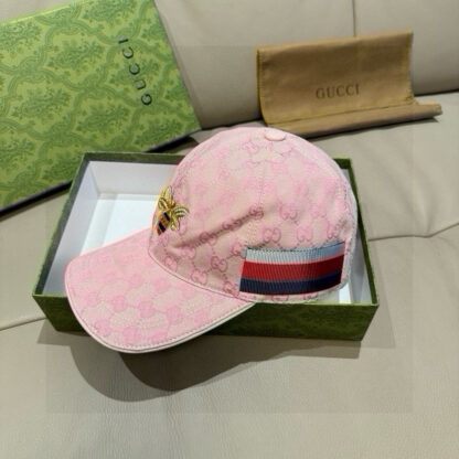 Gucci bee embroidered baseball cap - Image 2