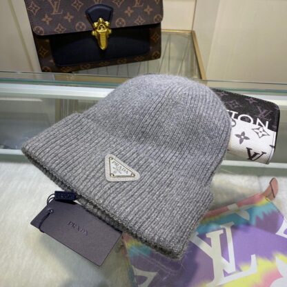 Prada soft and comfortable knitted beanie - Image 2