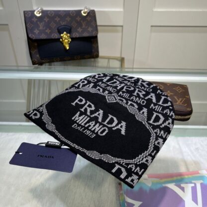 Prada wool blend knitted hat - Image 2