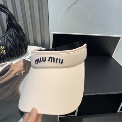Miu Miu ice silk open top hat - Image 3