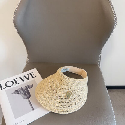 Miu Miu Straw Holiday Visor - Image 3