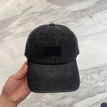 Miu Miu trendy denim baseball cap - Image 3