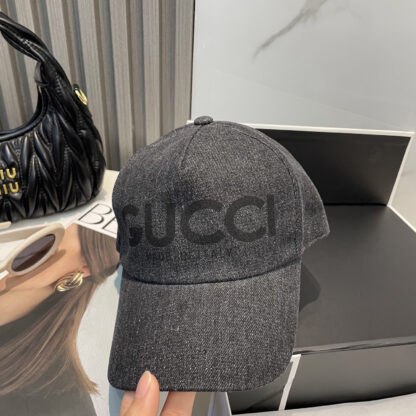Gucci new denim baseball cap - Image 2