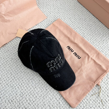 Miu Miu embroidered lettering baseball cap - Image 3